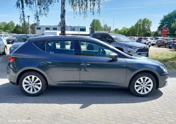 Seat Leon cena 54900 przebieg: 123000, rok produkcji 2019 z Pieniężno małe 596